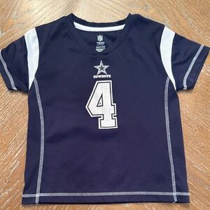 NFL Navy and White Cowboys Jersey for Kids